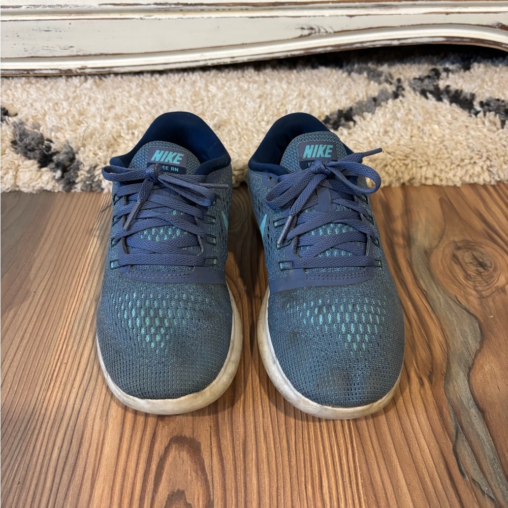 Nike Blue and Teal Women's Shoes